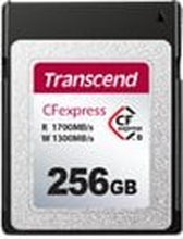 Transcend CFexpress 820, 256 GB, CFexpress, NAND, 1700 MB/s, 1300 MB/s, Musta