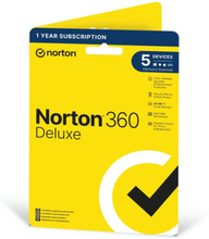 NORTON - 360 Deluxe 5 Devices 1 Year