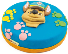 Paw Patrol Chase taart