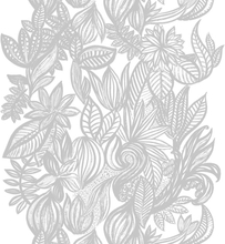 Doodle Vit/Grå Hissgardin Arvidssons Textil
