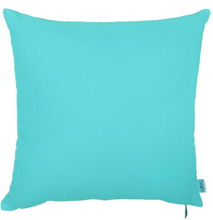 Poszewka na poduszkę Thoughts Turquoise Blue 41x41 cm