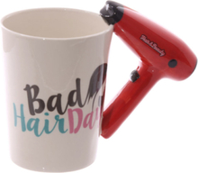 Bad Hair Day - Kopp med Hårfön-Format Handtag