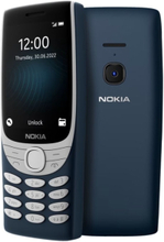 Nokia 8210 4G, Perusmalli, Kaksois-SIM, 7,11 cm (2.8"), 0,3 MP, 1450 mAh, Sininen