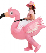 Puhallettava Cute Flamingo Naamiaisasu