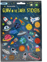 Leksaker Stickers 51071 Glow in the dark Självlysande SPACE UFO 36st
