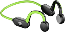 X6 Sports Bone -johdetut Bluetooth-kuulokkeet, joissa on mikrofoni langattomat nappikuulokkeet ilman nappikuulokkeita (vihreä)