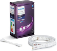 Philips Hue White and Color ambiance Lightstrip Plus V4 -jatkopala, 1 metri