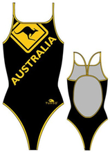 Turbo Australian Kangaroo Signal -uimapuku Musta 3-4 Years Tyttö