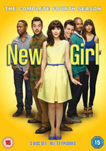 New Girl: Season 4 DVD (2015) Zooey Deschanel Cert 15 3 Discs Pre-Owned Region 2