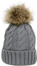 HyFASHION Adults Melrose Cable Knit Bobble Hat