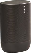 Sonos Move - Smart högtalare - Inbyggd batteri - Wi-Fi / Bluetooth - Airplay 2 - Svart