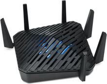 Acer Predator Connect W6 Wi-Fi 6, Wi-Fi 6 (802.11ax), Kolmikaista (2,4 GHz/5 GHz/6 GHz), Ethernet LAN, Musta