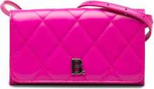 Pre-owned Balenciaga Quilted Touch B Crossbody Bag Pink