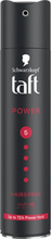 Schwarzkopf Taft Hair Hairspray Power Caffeine Hold Level 5 250 ml