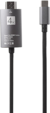 USB-C - HDMI-sovitin 4K nopea sovitin - musta
