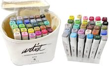 Set of Felt Tip Pens Alex Bog Canvas Luxe Professional 30 Pieces Case Multicolour