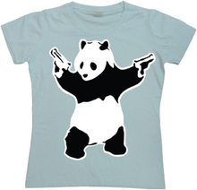 Banksy Panda Girly T-shirt, T-Shirt