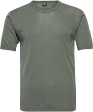 Dovre Wool T-Shirt Tops T-Kortærmet Skjorte Green Dovre