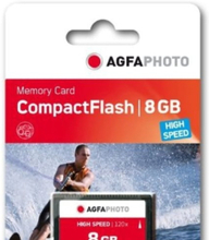 AgfaPhoto Compact Flash, 8GB, 8 GB, CompactFlash, Musta