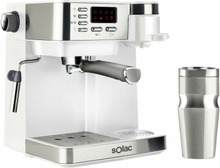 Hurtig manuel kaffemaskine Solac CE4497 Sølvfarvet Hvid 850 W 1,2 L