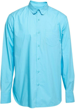 Louis Vuitton Sky Blue Pocket Detail Button Front -skjorte