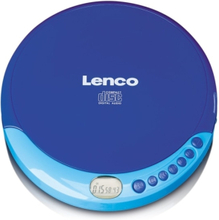 Lenco CD-011, 190 g, Sininen, Kannettava CD-soitin
