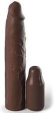 Pipedreams sleeve 22,86 cm + 7,62 cm plug brown