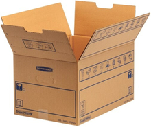 Fellowes SmoothMove™ Standard Umzugskarton 27x32x47 cm (39L) - Aufbewahrungsbox - Natürlich - Rechteckig - Karton - Muster - 39 l (6203601)