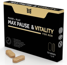 Blackbull by spartan - max pause & vitality pause + play for men 10 compresse