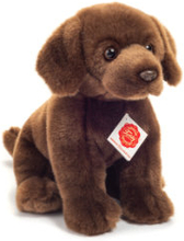 Teddy HERMANN ® Labrador siddende mørkebrun 25 cm