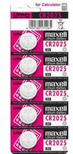 Maxell batteria litio cr2025 3v 5uds