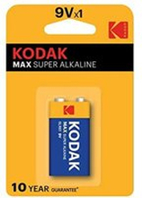 Batteria alcaline kodak max 9v lr61 2 unità