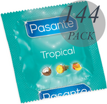 Pasante preservativo borsa tropicale 144 unità