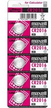 Maxell batteria litio cr2016 3v 5uds