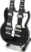 Mini guitar: Led Zeppelin - Jimmy Page - Gibson Double Neck Signature