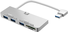 Rocketek For iMac USB3.0 x 3 + SD / TF Multi-function HUB Expansion Dock
