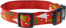 Christmas Style Collar + Training Leash - Christmas Tree L Size