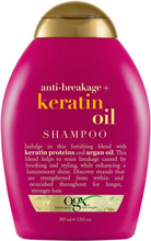 Anti-Breakage + Keratin Oil Shampoo shampoo keratiiniöljyllä ehkäisee hiusten katkeilua 385ml
