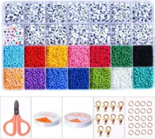 DIY - Pärllåda - Seed beads - 3mm - 3900st - Bokstavspärlor