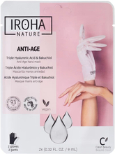 Anti-Age Hand Mask ikääntymistä estävä käsinaamio käsineiden muodossa Triple Hyaluronic Acid & Bakuchiol 2x9ml