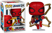 POP-hahmo Marvel Avengers Endgame Iron Spider ja Nano Gauntlet