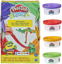 Play-Doh Elastix Compound 4-Pack of Bright Colors Leklera Lekset E9863