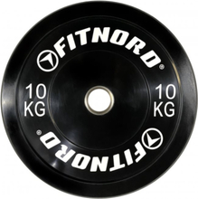 Levypaino Bumper Black 10 kg, FitNord