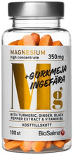 BioSalma Magnesium 350mg + Gurkmeja & Ingefära 100 tabs