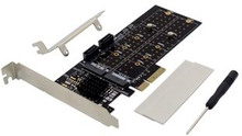 PCI-E SATA 6G RAID Expansion Card NGFF Service Storage Adapter with Marvell 88SE9230 Processor