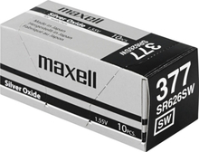 Maxell nappiparisto, hopeaoksidi, SR626SW(377), 1,55V, 10-pakkaus