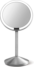 simplehuman kokoontaittuva peili anturilla 12 cm ladattava harjattu ruostumaton teräs (ST3004)
