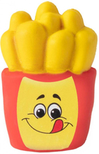 SQUEEZE AND STRETCHABLE STRESS Frankie Fries! PRANK FUN TOY
