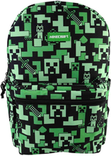 Minecraft Creeper Backpack School Bag Reppu Laukku 45x30x13cm