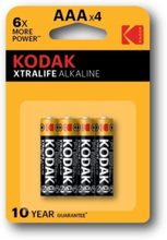 Kodak AAA, Kertakäyttöinen akku, AAA, Alkali, 1,5 V, 4 kpl, 1050 mAh